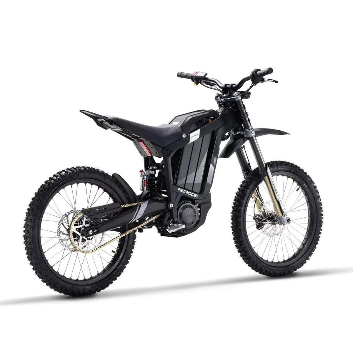 HEZZO Electric Dirt Bike 72v 35Ah Electric Bike 8000W Middrive Rerode R1 Ebike Off Road E Moto 53MPH 75 Miles Long Range 440NM