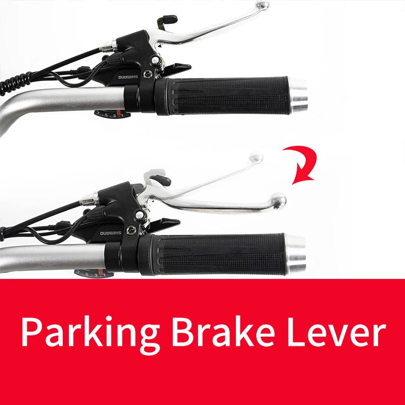 Adult walking electric tricycle, 350W 36V 13AH electric tricycle, 7-speed, 24 inch wheels, 15mph, range 25-40 miles