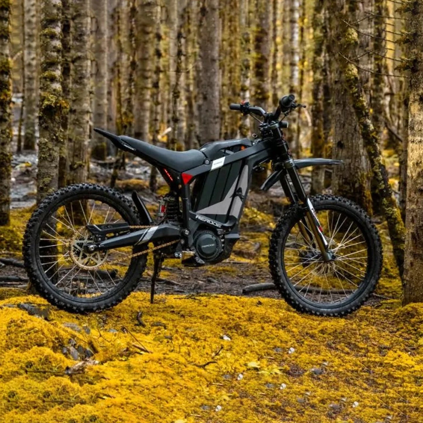 HEZZO Electric Dirt Bike 72v 35Ah Electric Bike 8000W Middrive Rerode R1 Ebike Off Road E Moto 53MPH 75 Miles Long Range 440NM