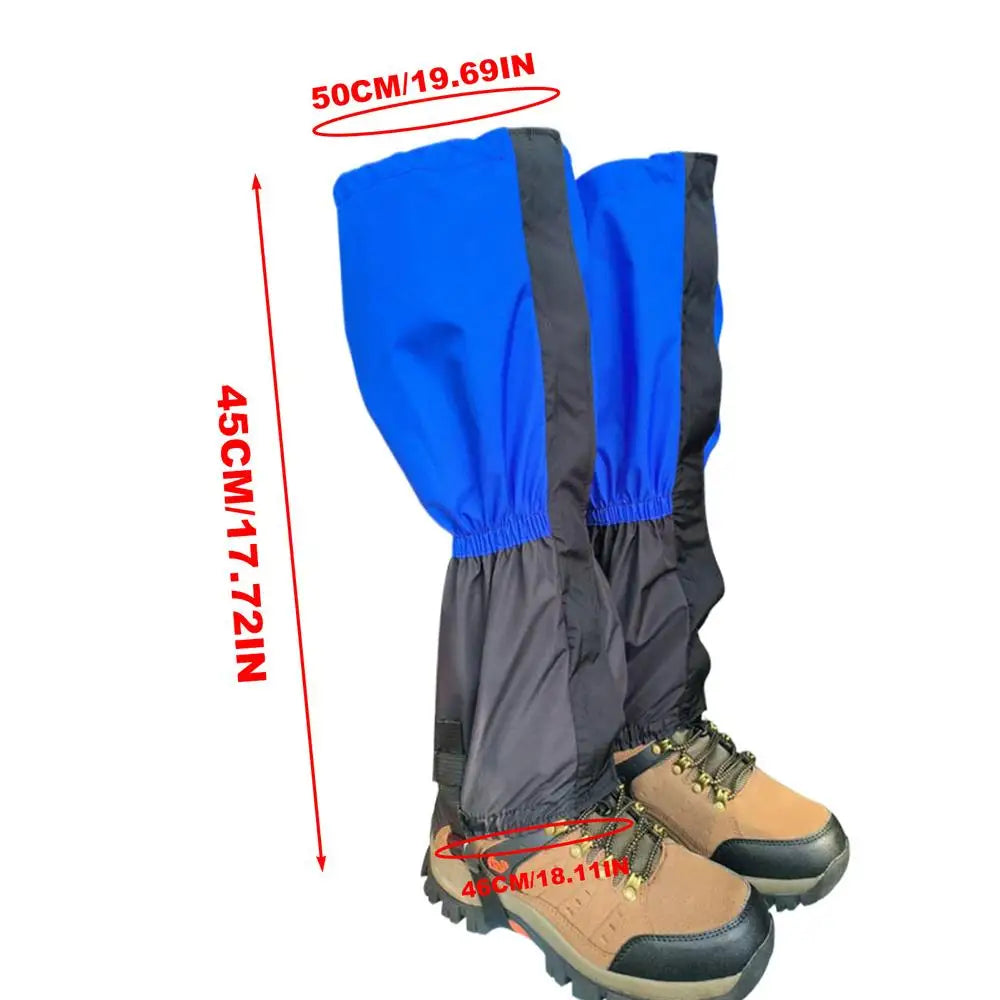 Outdoor Skiing Camping Hiking Climbing Waterproof Anti-sand Windproof Snow Leg Gaiters Lightweight Shoe Gaiters for Men Women
