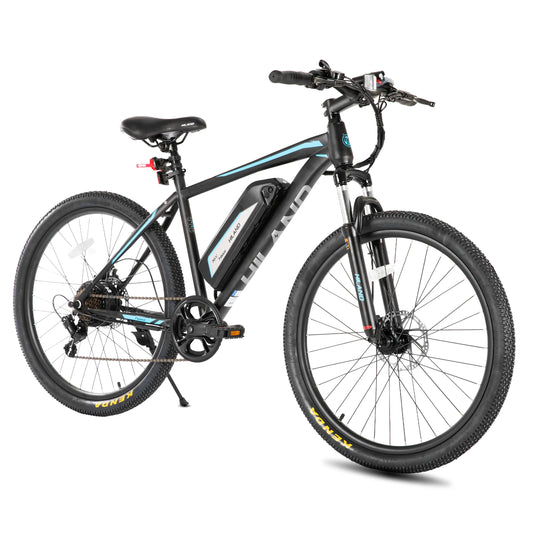 HILAND Electric Bike for Adults, 26 inch Electric Mountain Bicycle with Removable Battery, 500W 36V Motor, 7 speeds 20MPH Ebike