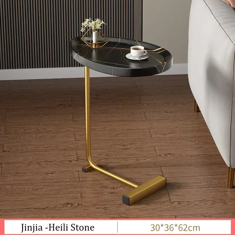 Coffee Tea Table Side Table C-Shaped Sofa Simple Mobile Storage Desk Bedside Corner Small Sofa Sides Cabinet Family Tea Tables