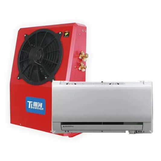 12V Split Electric Mini Parking Air Conditioner Cabin Cooling for Cars Trucks and Vans 24V Auto Parking Conditioner