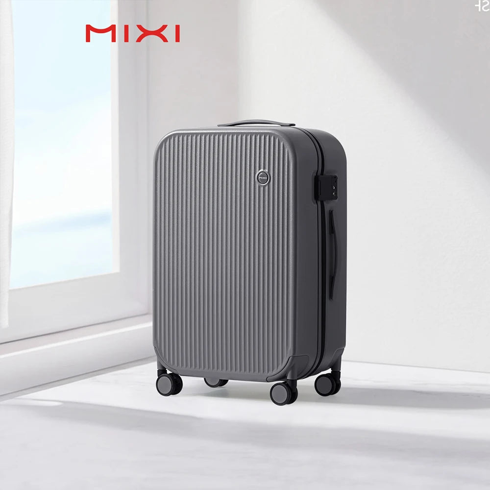 Mixi Carry On Luggage 20'' Suitcase Hardside Rolling Luggage Women Travel 24''26''Suitcases 100% PC Spinner Wheels TSA Lock