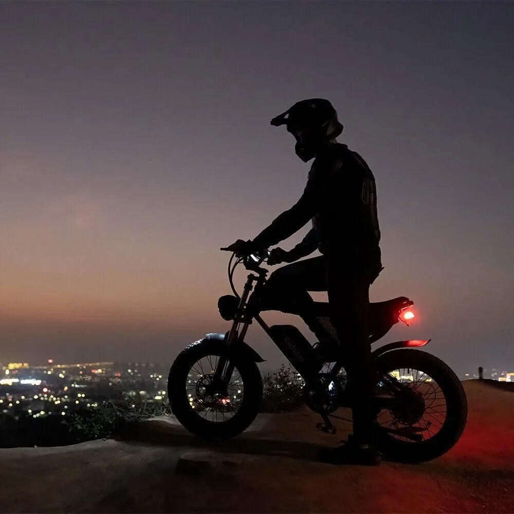 Electric Bike for Adults Q20, 1500W,30MPH,48V/15.6AH E-Bike,30-180 Miles Electric Motorcycle, 20" Fat Tire Dirt Bike,All Terrain