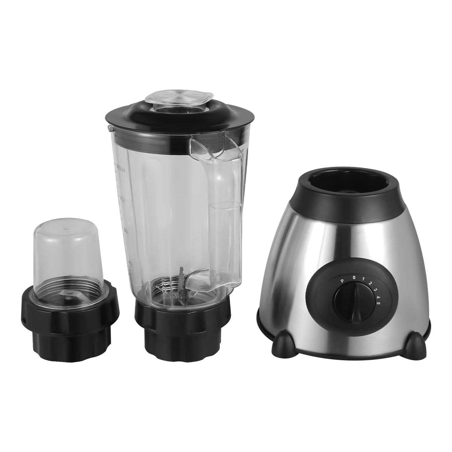 800W Countertop Blender with 5 Speeds, Pulse Function, 54.11 oz Capacity, Stainless Steel Blades, Detachable Parts for Easy Clea