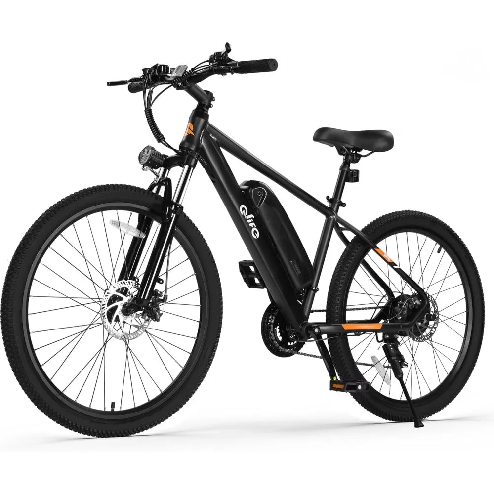 Speed Mountain Light Electric Bicycle, equipped with a peak 750W 22MPH brushless motor and a 375Wh detachable battery