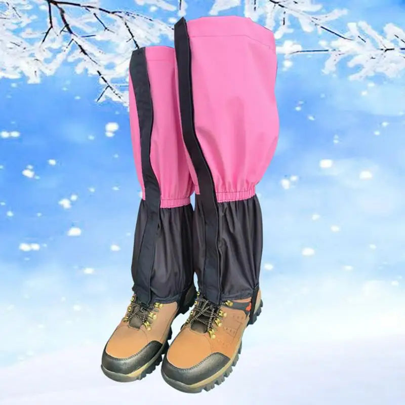Outdoor Skiing Camping Hiking Climbing Waterproof Anti-sand Windproof Snow Leg Gaiters Lightweight Shoe Gaiters for Men Women