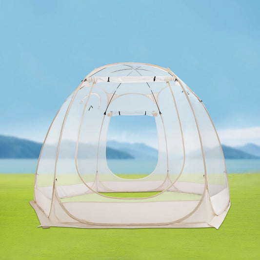 Camping Tent Clear  Garden Courtyard Tents for Lawns, Beaches, Outdoor Travel, Photography, Gatherings, Camping, Picnics, etc
