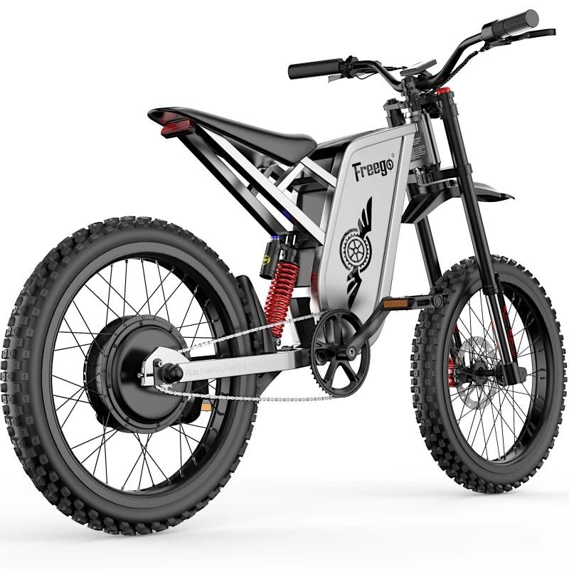 Freego X2 Pro Electric Dirt Bikes 6000w(Peak) Electric Motorcycle for Adults 60V 30Ah Removable Battery Electric Mountain Bikes