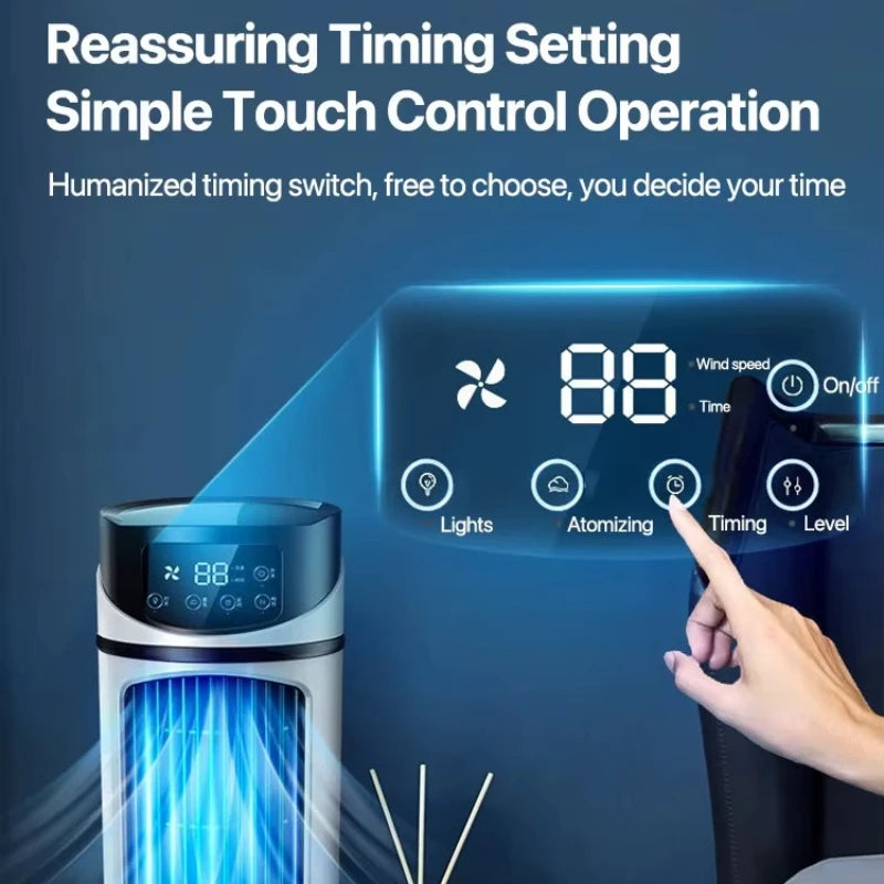 Portable Mini Conditioner Cooler Fan Water Cooling Conditioning air Cooler for Office Mobile Air Conditioner