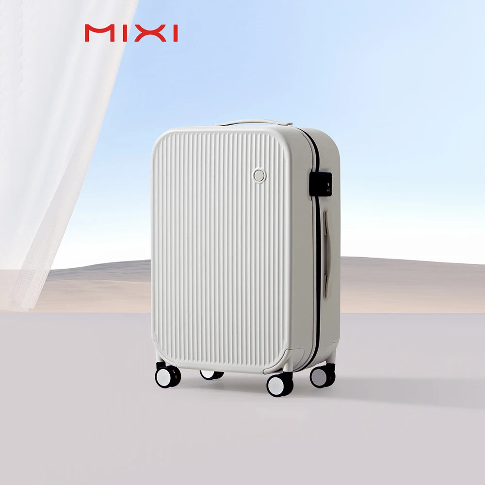 Mixi Carry On Luggage 20'' Suitcase Hardside Rolling Luggage Women Travel 24''26''Suitcases 100% PC Spinner Wheels TSA Lock