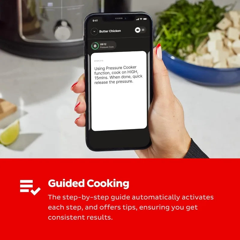 Instant Pot Pro Plus Wi-Fi Smart 10-in-1, Pressure Cooker, Slow Cooker, Rice Cooker, Steamer, Sauté Pan, Yogurt Maker, Warmer