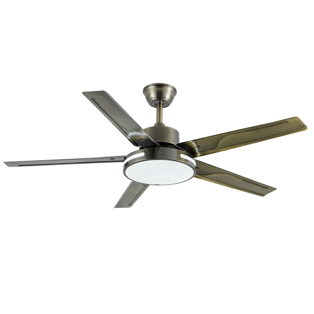 52 inch living room ceiling fan lamp DC motor reversible blade remote control modern home appliances room bedroom ventilation