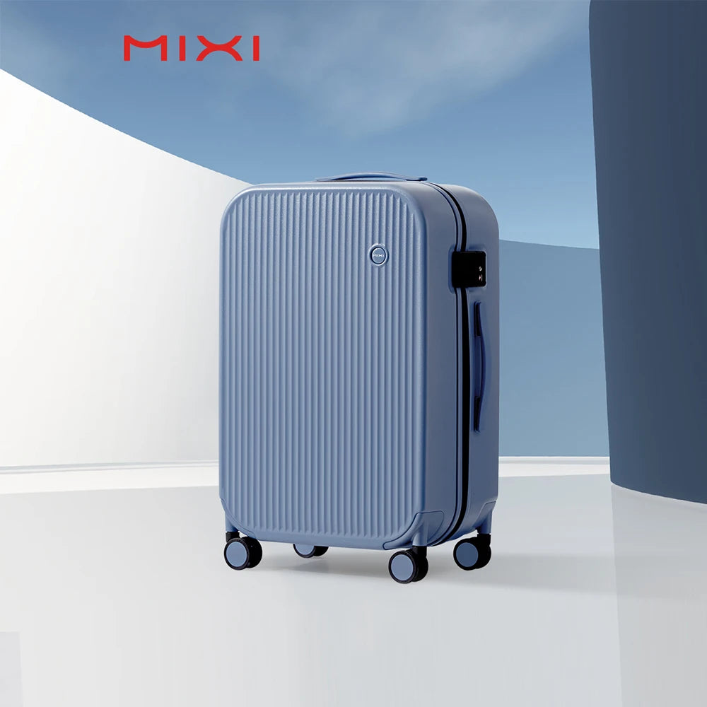 Mixi Carry On Luggage 20'' Suitcase Hardside Rolling Luggage Women Travel 24''26''Suitcases 100% PC Spinner Wheels TSA Lock