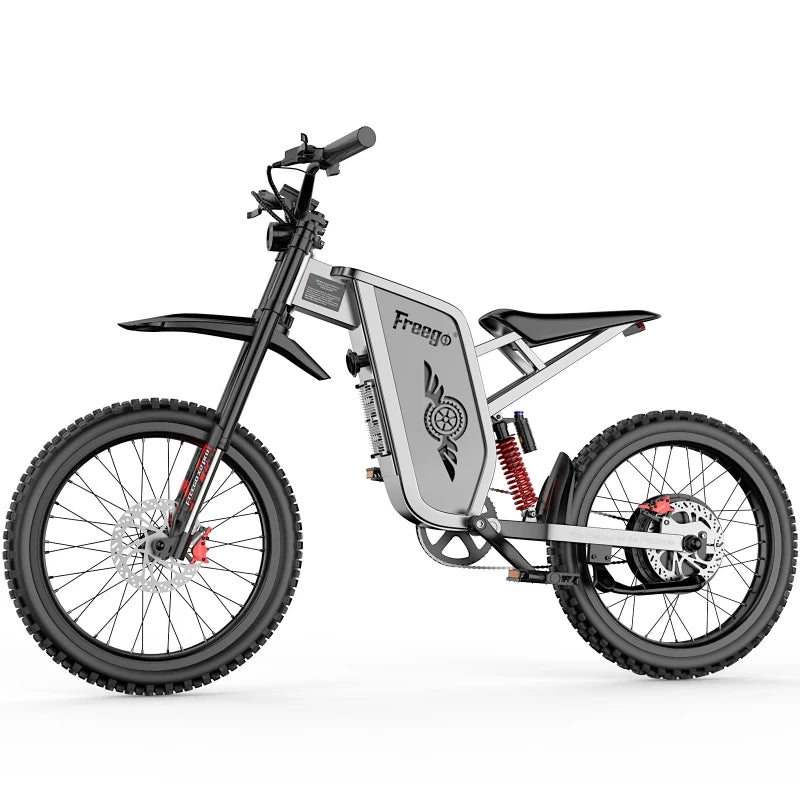 Freego X2 Pro Electric Dirt Bikes 6000w(Peak) Electric Motorcycle for Adults 60V 30Ah Removable Battery Electric Mountain Bikes