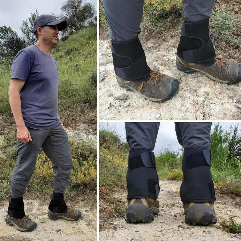 Leg Gaiters For Men Trail Gaiters Boot Protection Trail Gaiters Mud Snow Protection Foot Strap Multi-Purpose Lightweight Hunting