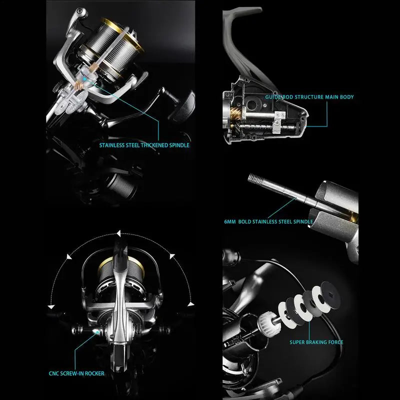 Fishing Casting Reels For Fishing 4.8:1 Gear Ratio Stainless Steel Ball Bearing 171BB Lure Fishing Reels Saltwater Fishing Reel