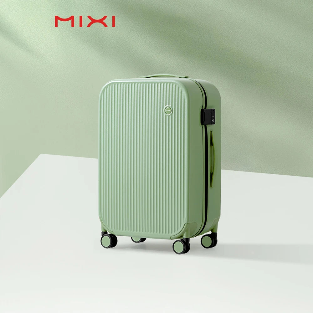 Mixi Carry On Luggage 20'' Suitcase Hardside Rolling Luggage Women Travel 24''26''Suitcases 100% PC Spinner Wheels TSA Lock