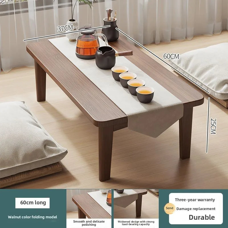 Folding Coffee Table Small Table For Living Room Tea table Bay Window Table Bedroom Table Study Table Low Table