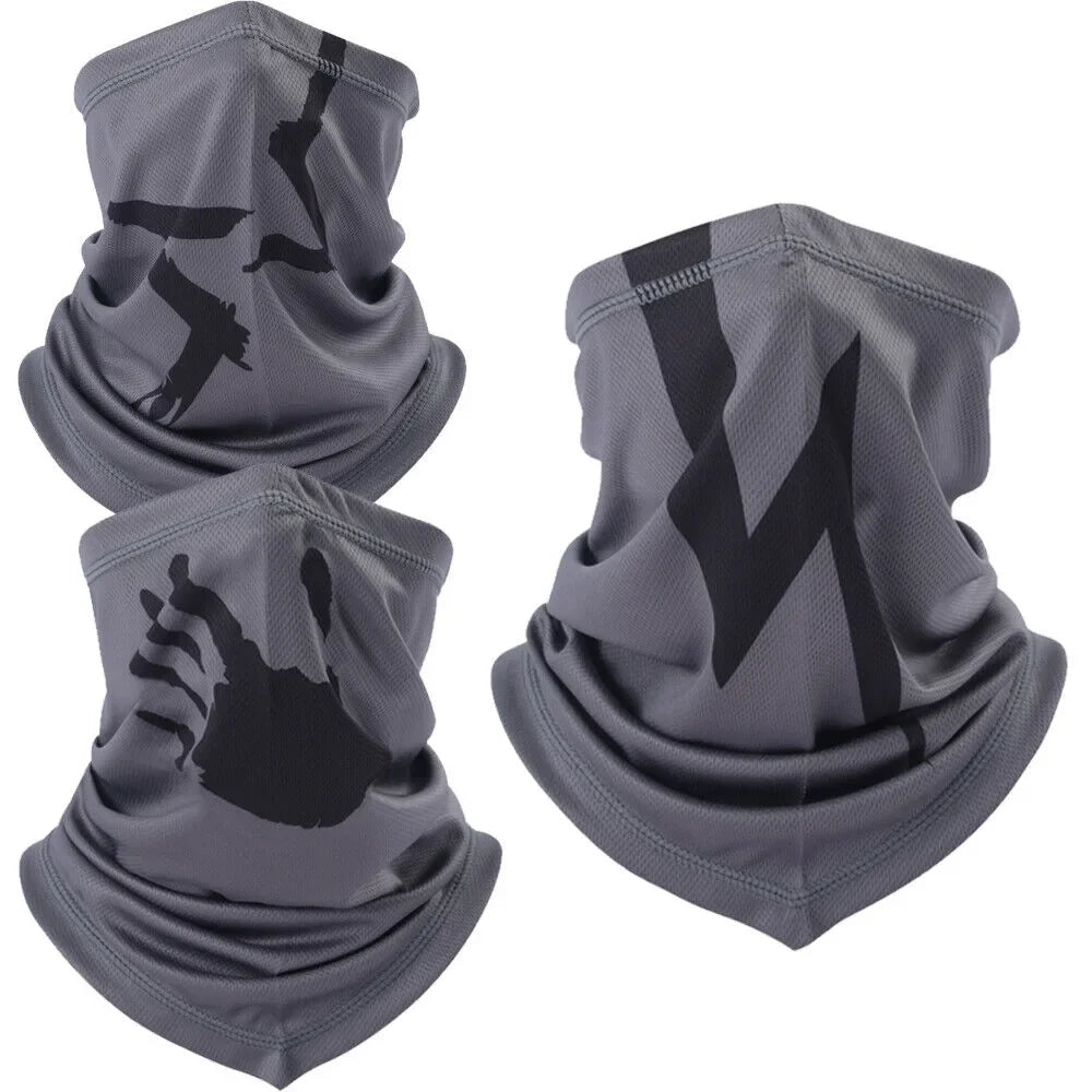 Cycling Half Face Mask Scarf Cover Outdoor Breathable Fishing Hiking Motorcycle Scarf Riding Biker Windproof Neck Gaiter