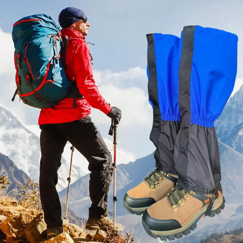 Outdoor Skiing Camping Hiking Climbing Waterproof Anti-sand Windproof Snow Leg Gaiters Lightweight Shoe Gaiters for Men Women