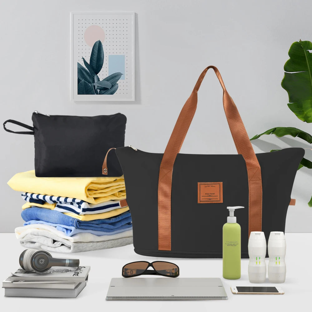 Hardshell Luggage Sets 3 Piece Carry-on Suitcases with Wheels TSA Lock for Men Women Black Brown (20in)