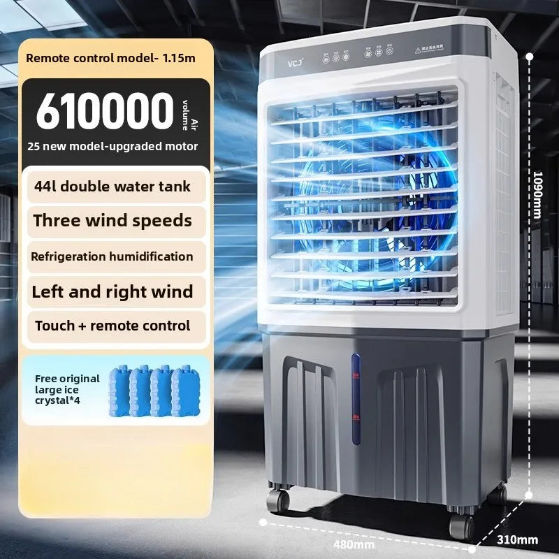 Fan Refrigeration Household Air Cooler Small Water Cooling  Mobile Industrial Water Air Conditioner Kitchen Air Conditioner Fan