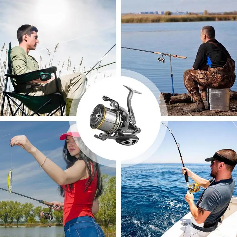 Fishing Casting Reels For Fishing 4.8:1 Gear Ratio Stainless Steel Ball Bearing 171BB Lure Fishing Reels Saltwater Fishing Reel