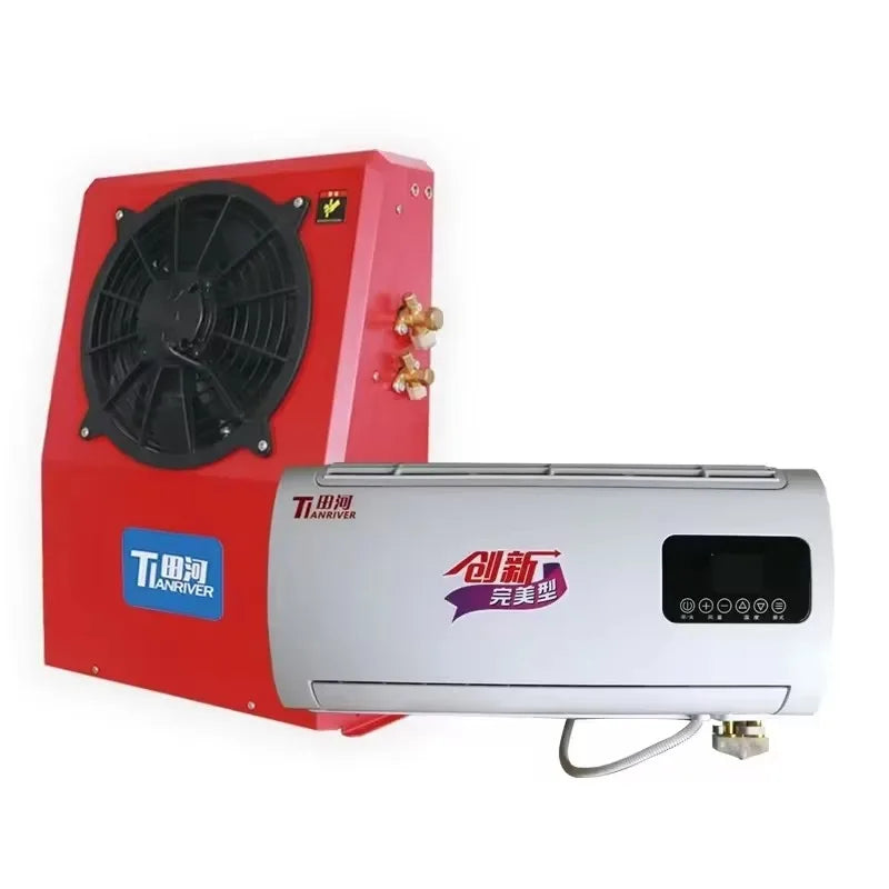 12V Split Electric Mini Parking Air Conditioner Cabin Cooling for Cars Trucks and Vans 24V Auto Parking Conditioner