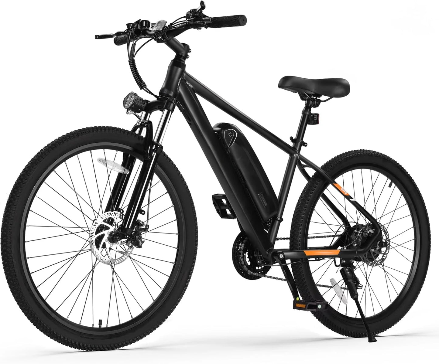 Electric Bike - 21-Speed Mountain Lightweight Ebike with Peak 750W 22MPH Brushless Motor, 375Wh Removable Battery