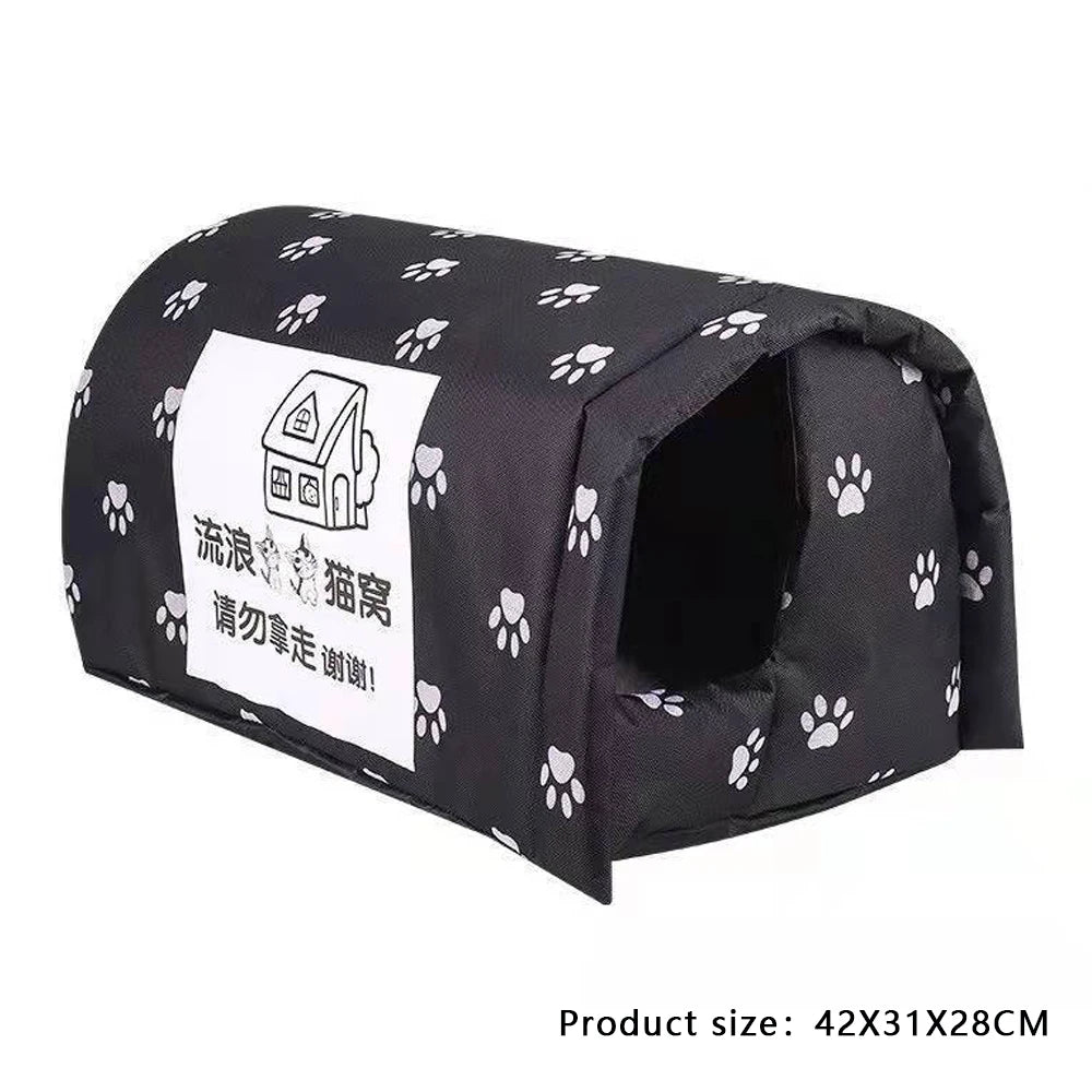 Winter Outdoor Cats House Washable Wide Applications Pet House for Pet Indoor House Shelter Keep Warm