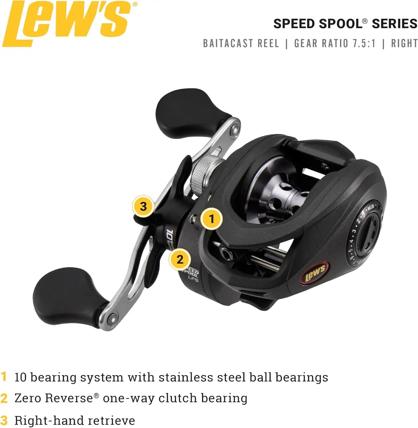 Speed Spool LFS Baitcast Reel