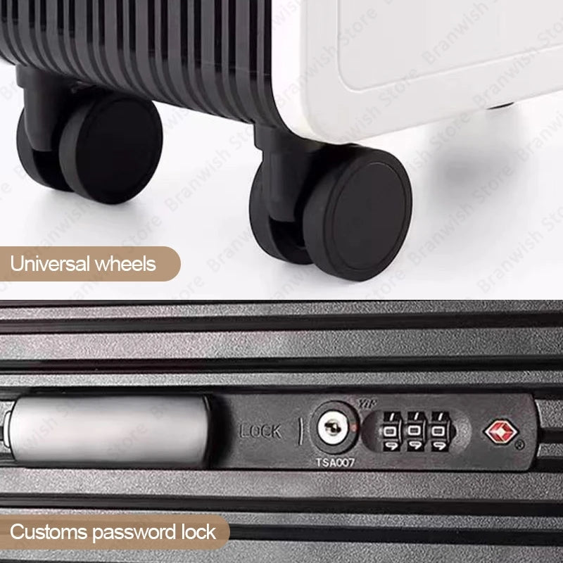 Basics Suitcase Trolley Case With TSA Lock Travelling Suitcase Wide Trolley Luggage With Spinner Wheels 22Inch Rolling Luggage