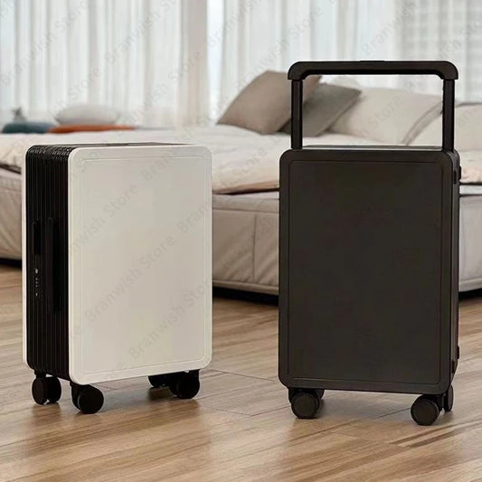 Basics Suitcase Trolley Case With TSA Lock Travelling Suitcase Wide Trolley Luggage With Spinner Wheels 22Inch Rolling Luggage