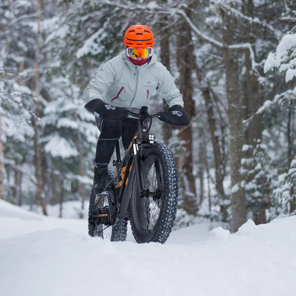 26 inch fat tire electric bicycle, 1500W motor, 48V 14.5Ah adult detachable, 7-speed and dual suspension