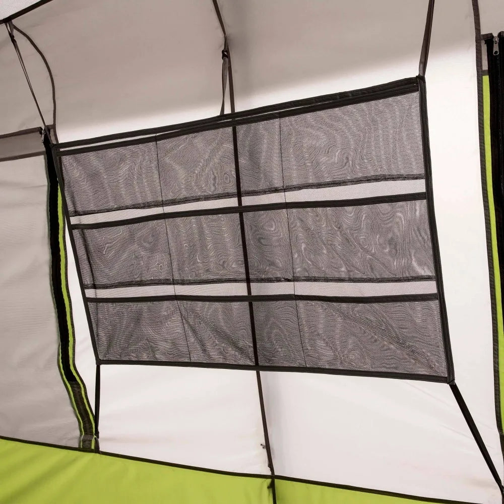 tent,14' x 13.5' 9 Person 2 Room Instant Cabin Tent with Screen Room, 30.8 lbs,No assembly required,Carry bag included,tents