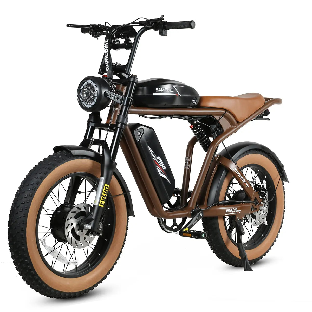 SAMEBIKE Electric Bicycle M20-III 20" 48V 32AH 2000W Motor Electric  Bike 60KM/H Max Speed Motorcycle Style E-bike