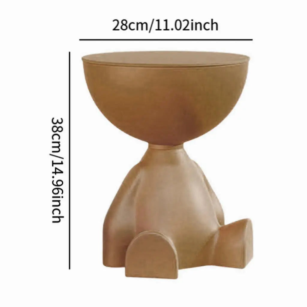 Side Table Flat Head Bedside Table Household Sofa Side Rack Bedroom Balcony Movable Mini Table Small Apartment Movable Tea Table