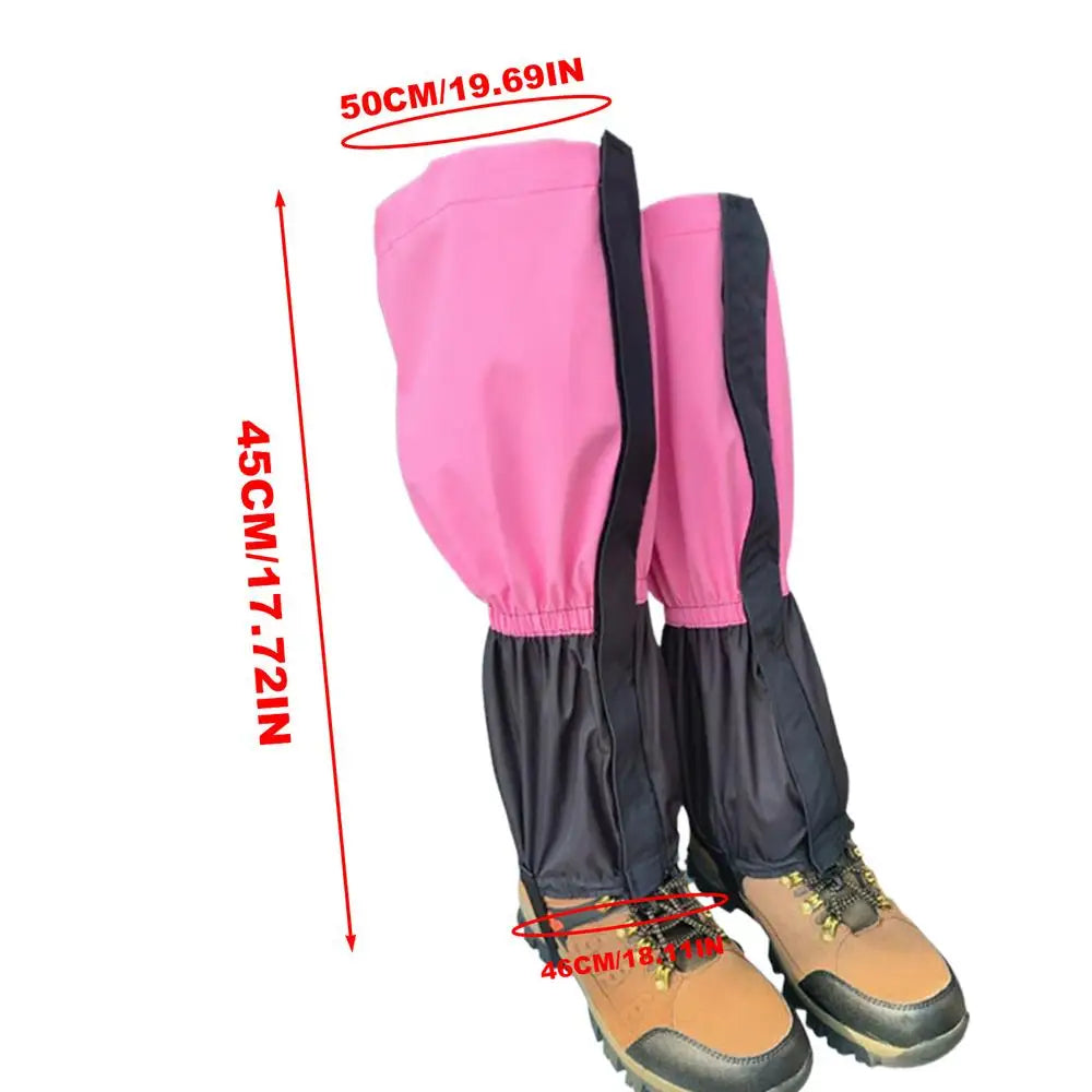 Outdoor Skiing Camping Hiking Climbing Waterproof Anti-sand Windproof Snow Leg Gaiters Lightweight Shoe Gaiters for Men Women