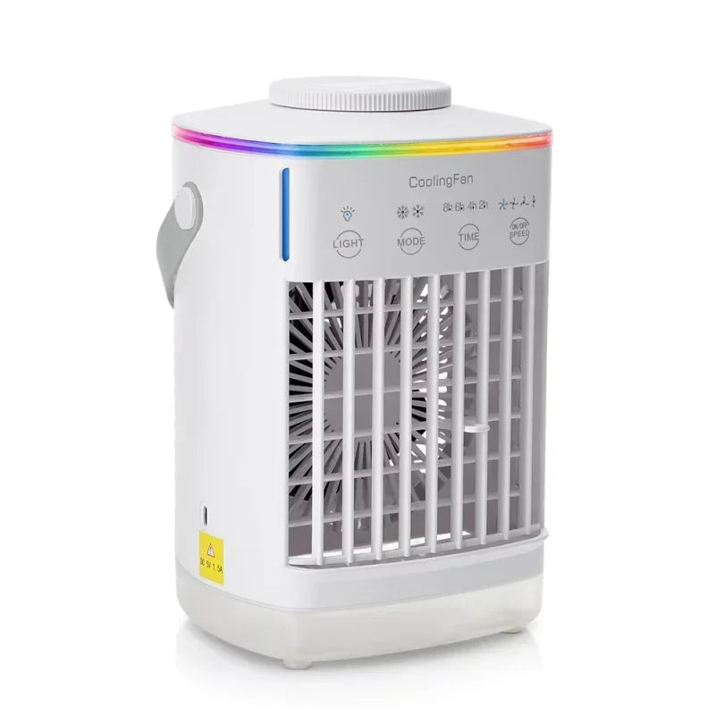 Portable Air Conditioner Fan Refrigeration Cooling Fan for Home Dormitory Mobile Cold Air Water-Cooled Small Conditioner Amagi