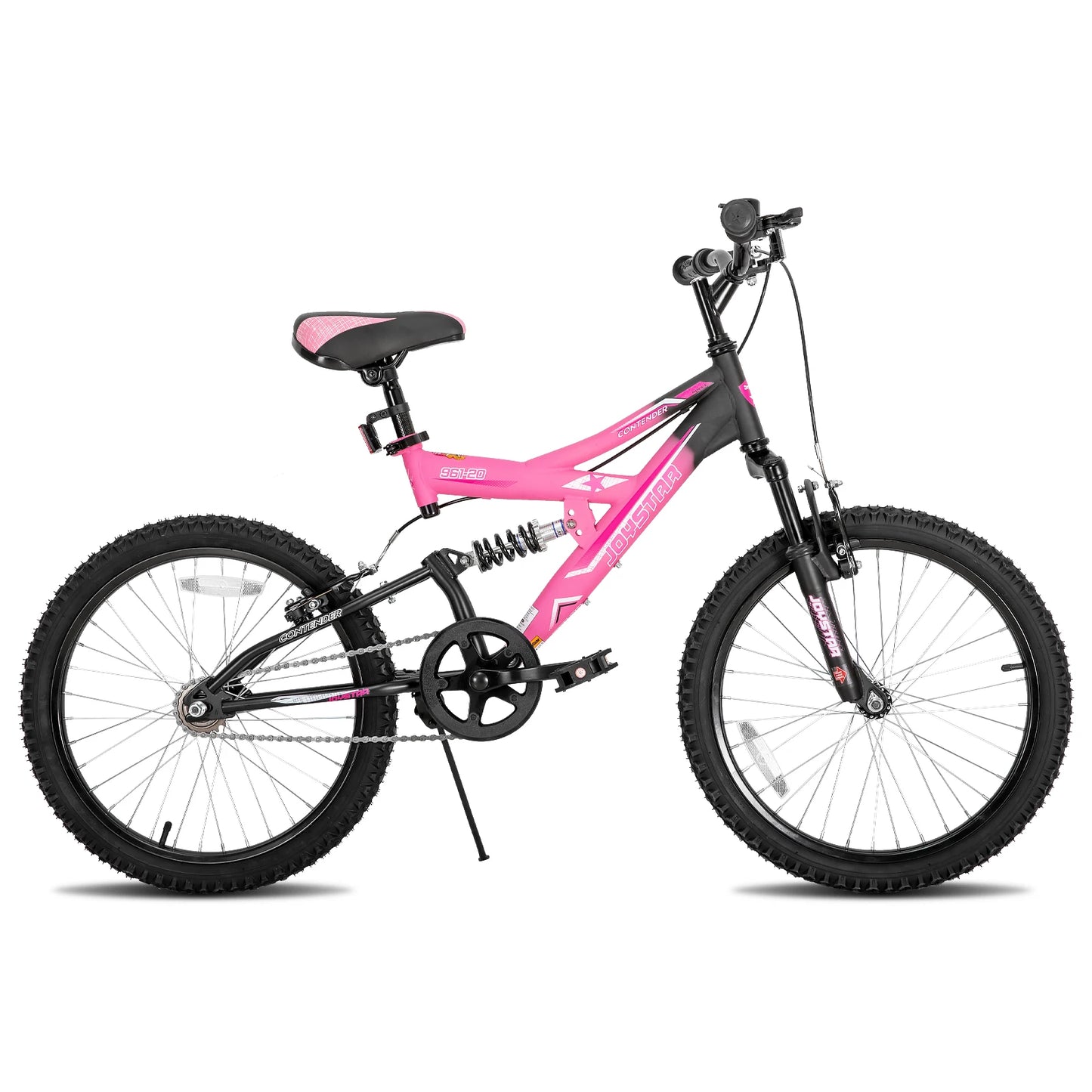 JOYSTAR 20 Inch Kids' Bike for Kids Ages 5-13 Years Old, Dual-Suspension Kids Mountain Bike