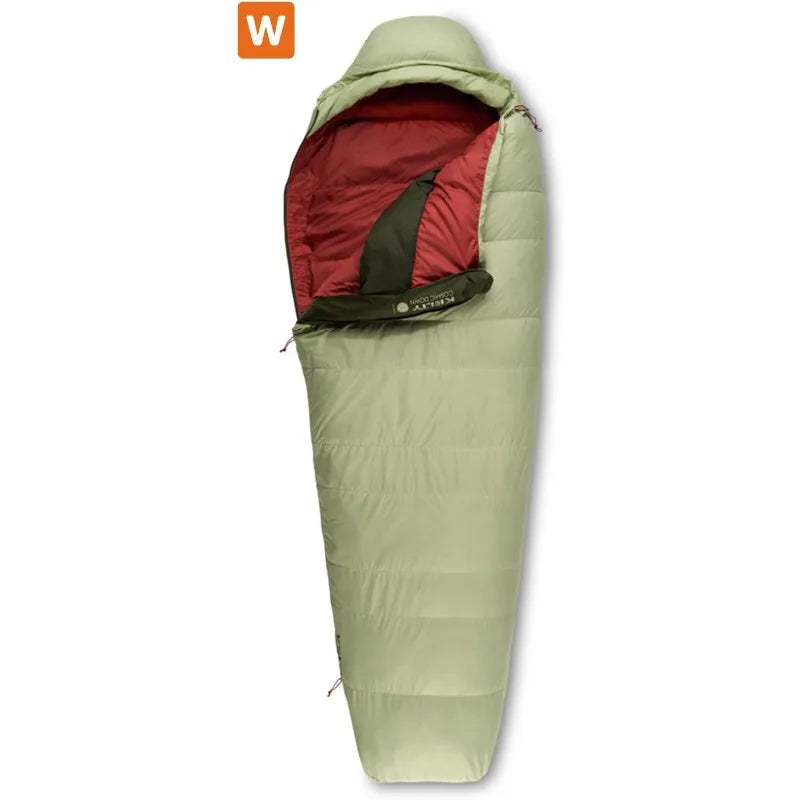 Kelty Cosmic 20 Down Mummy Sleeping Bag for Backpacking, Campers, 550 Fill Power, Recycled Fabrics with PFAS-Free DWR