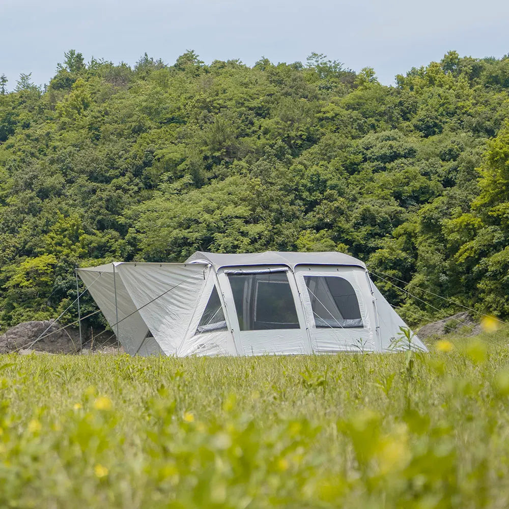 MOBI GARDEN Camping LS4 Tunnel Tent Living Shell Tent Large Blow Tent Invite Space Two Bedrooms