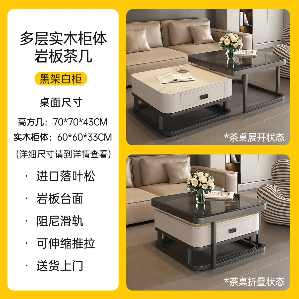 Small Space Saving Coffee Table Aesthetic Cheap Minimalist Unique Italian Clear Side Table Writing Meubles Ornaments Home Decor