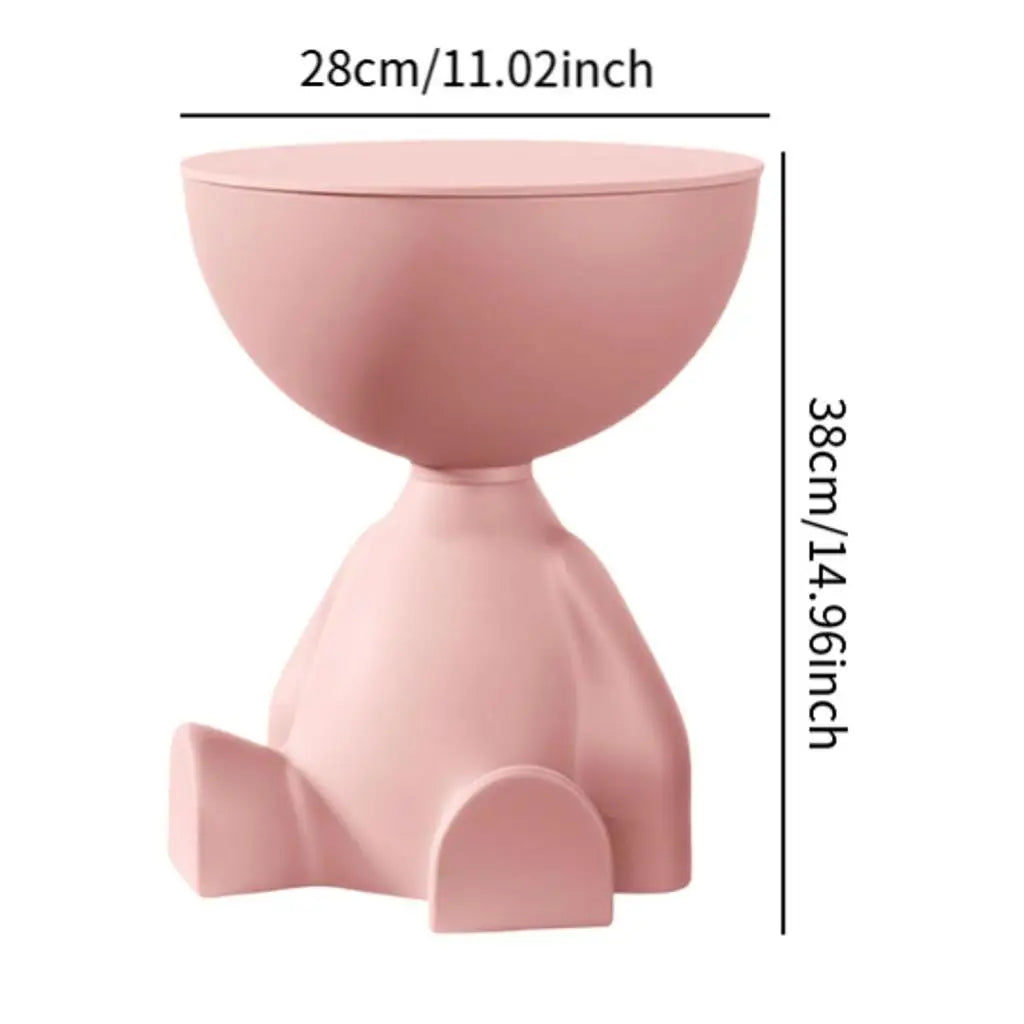 Side Table Flat Head Bedside Table Household Sofa Side Rack Bedroom Balcony Movable Mini Table Small Apartment Movable Tea Table