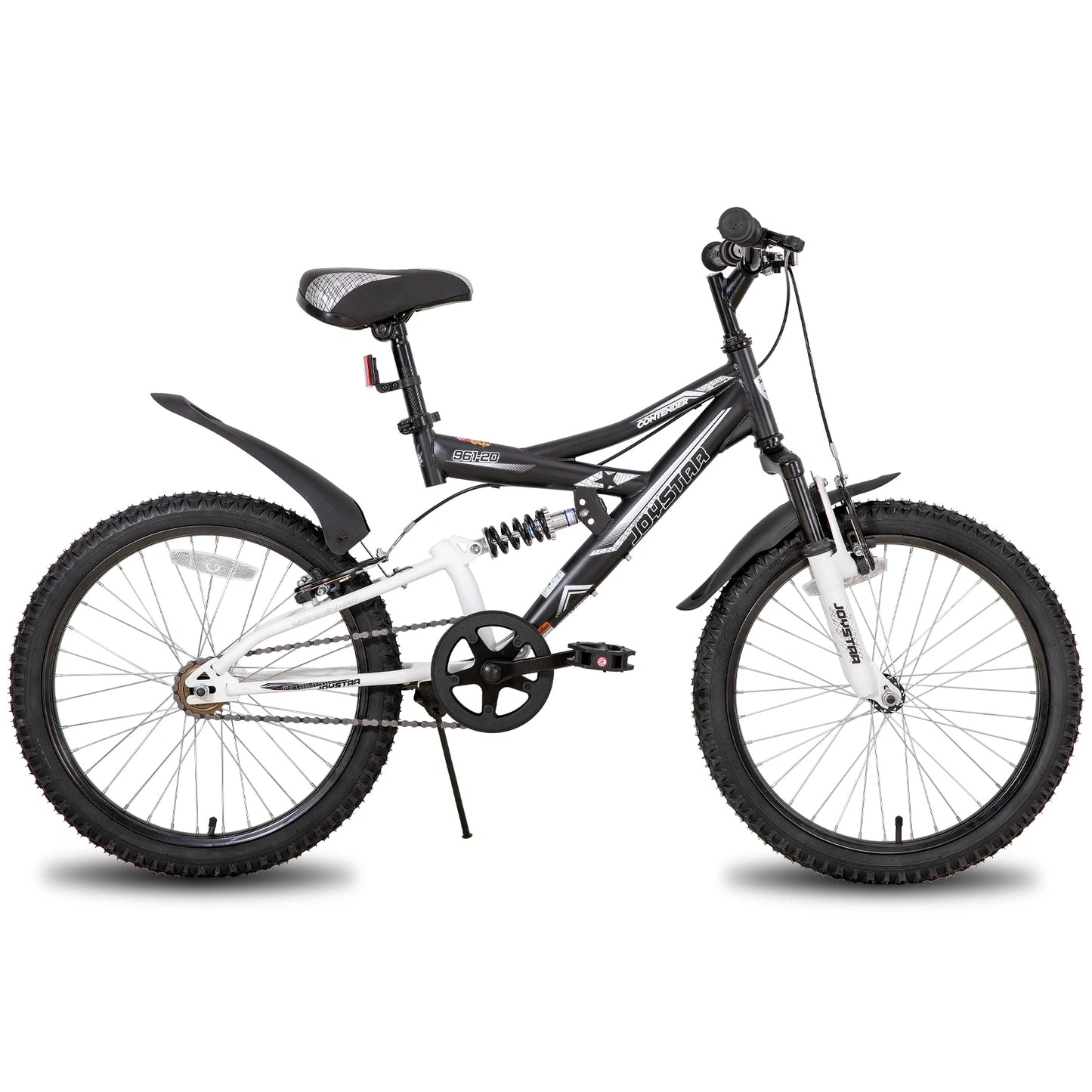 JOYSTAR 20 Inch Kids' Bike for Kids Ages 5-13 Years Old, Dual-Suspension Kids Mountain Bike