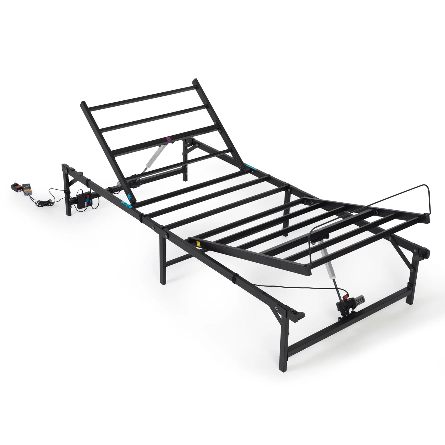 Twin XL Electric Adjustable Bed Frame, Bed Base with Wired Remote, Adjustable Bed Frame Lifter Suitable for Pregnant Woman