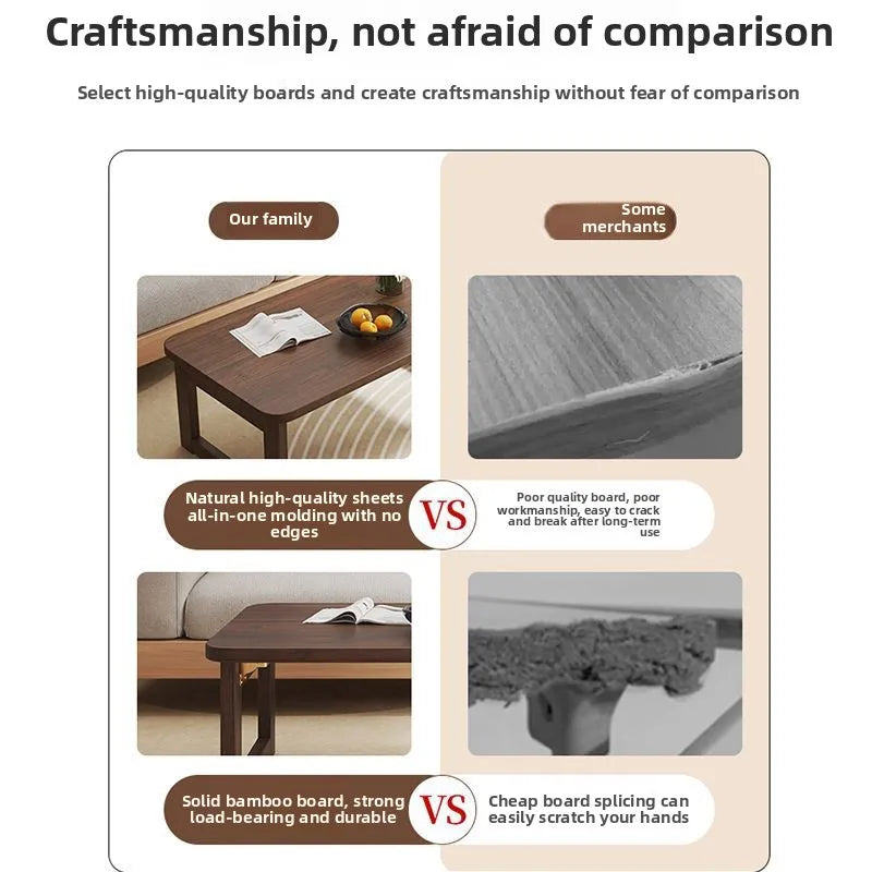 Folding Coffee Table Small Table For Living Room Tea table Bay Window Table Bedroom Table Study Table Low Table