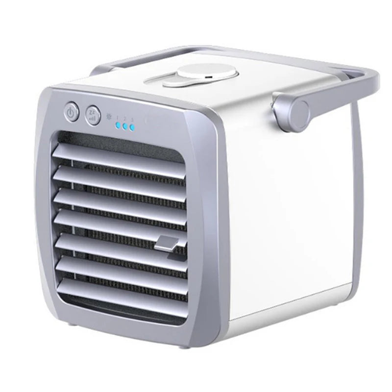 Personal air Conditioner Rechargeable Air Cooler with 2 Freezing Boxes Small Air Conditioner Cooler